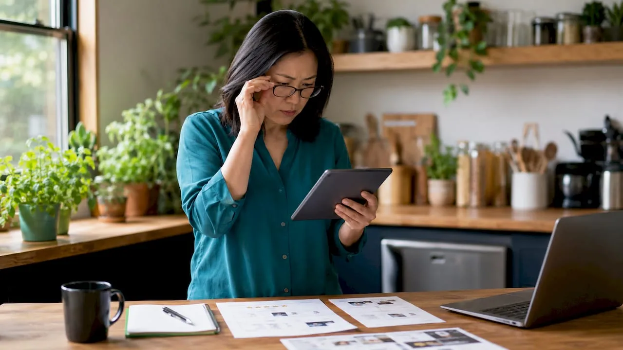E-commerce manager reviewing product page trust signals
