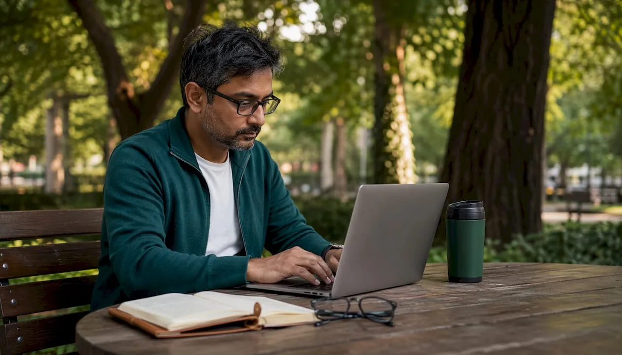 Hands preparing ecommerce file upload on laptop
