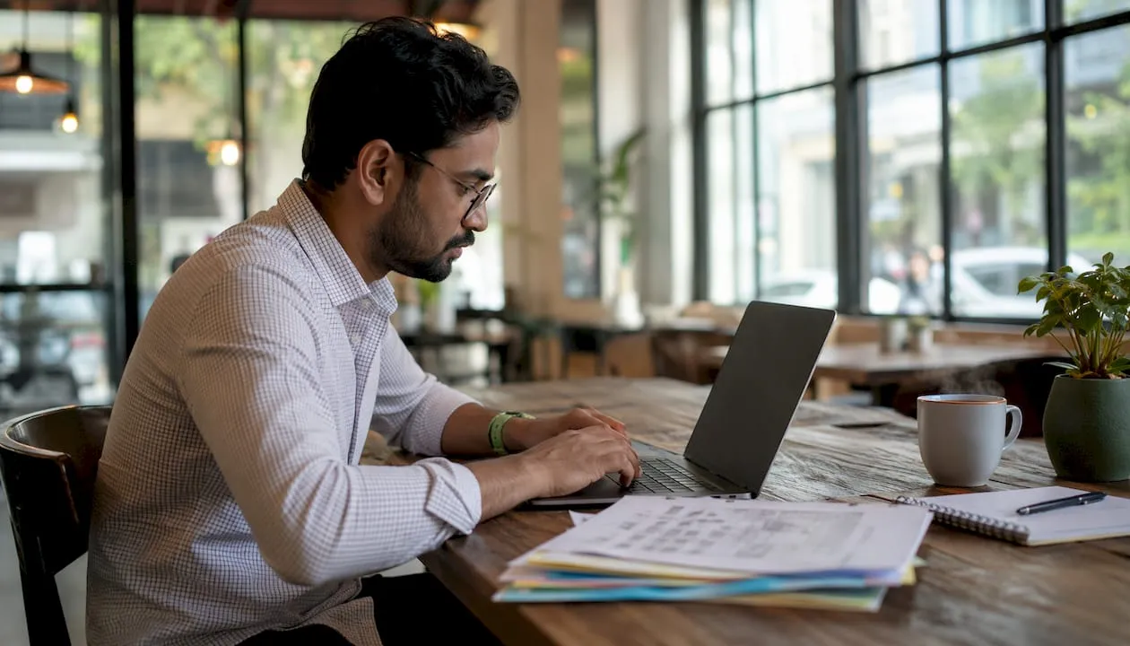Ecommerce manager reviewing bulk product upload data