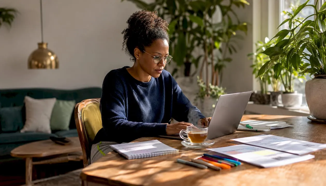 Ecommerce manager working on product content