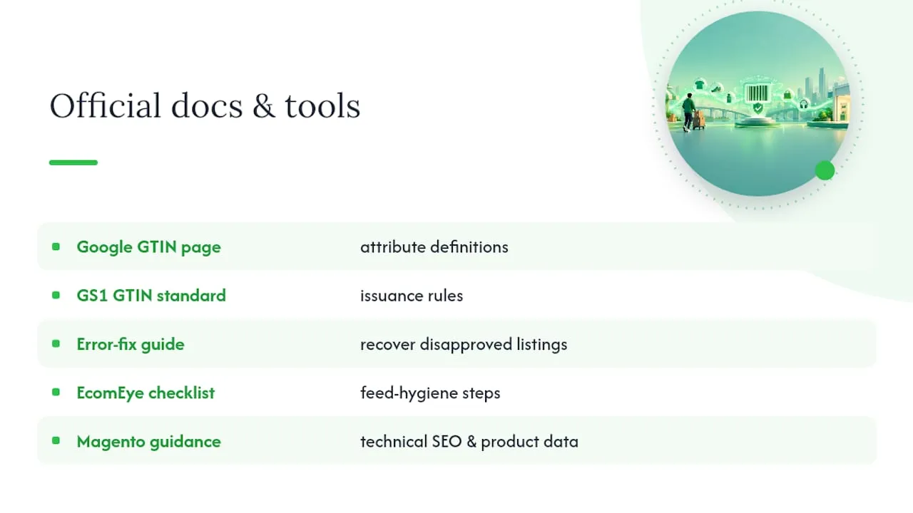 Official docs and validation tools — overview diagram