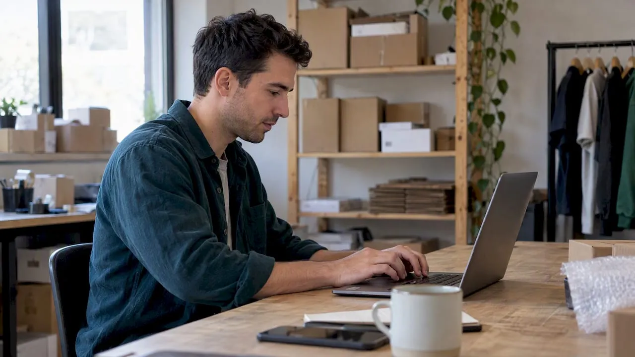Shopify merchant reviewing a product feed