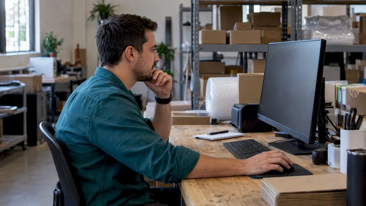 Shopify seller reviewing product page metadata