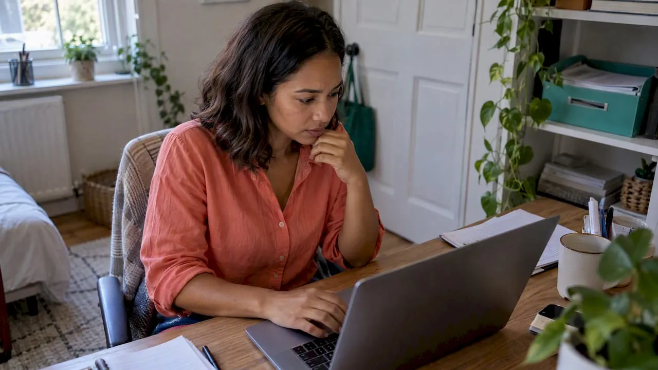 Dropshipper reviewing a supplier spreadsheet before import