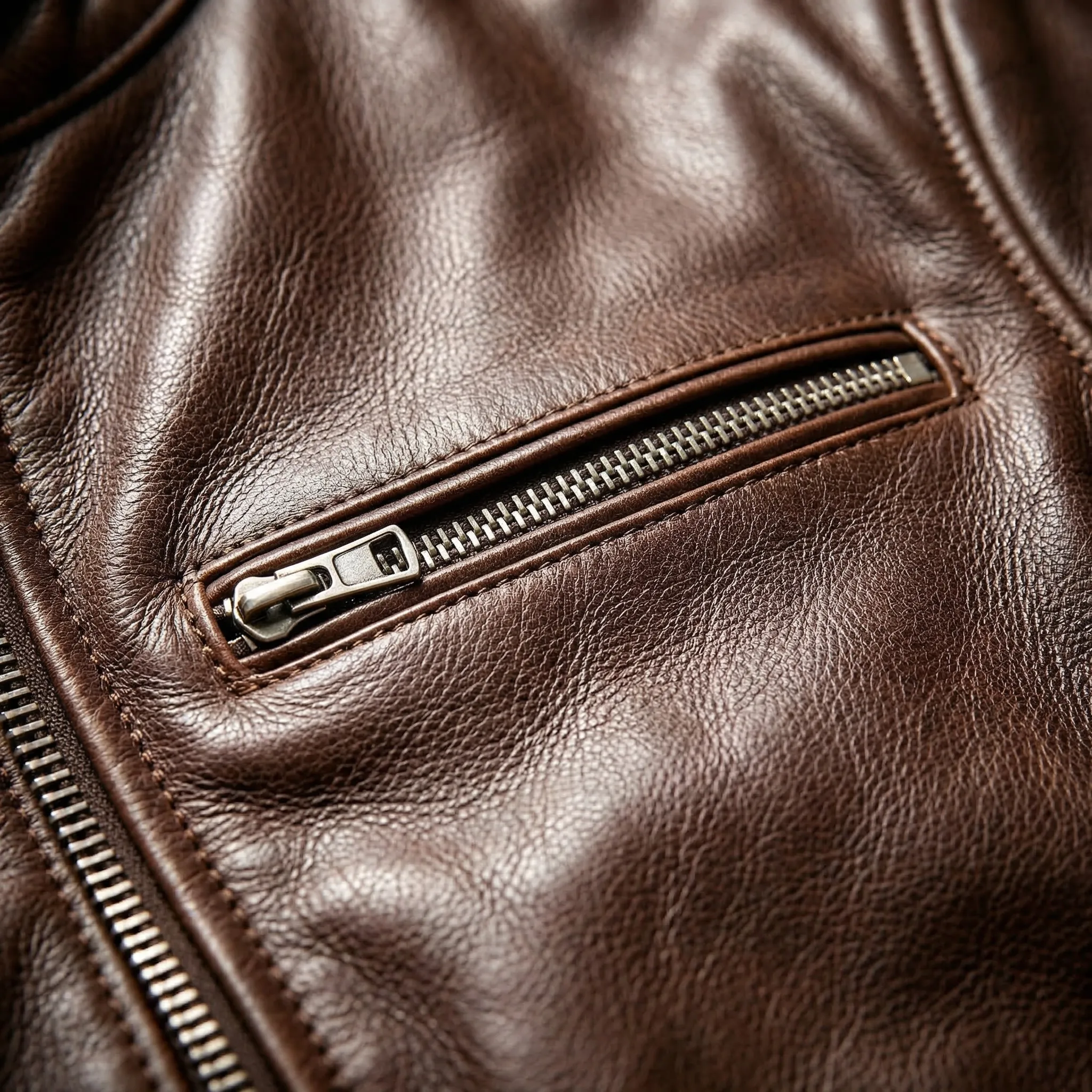 Motovrex - Slim fit zip-up biker jacket