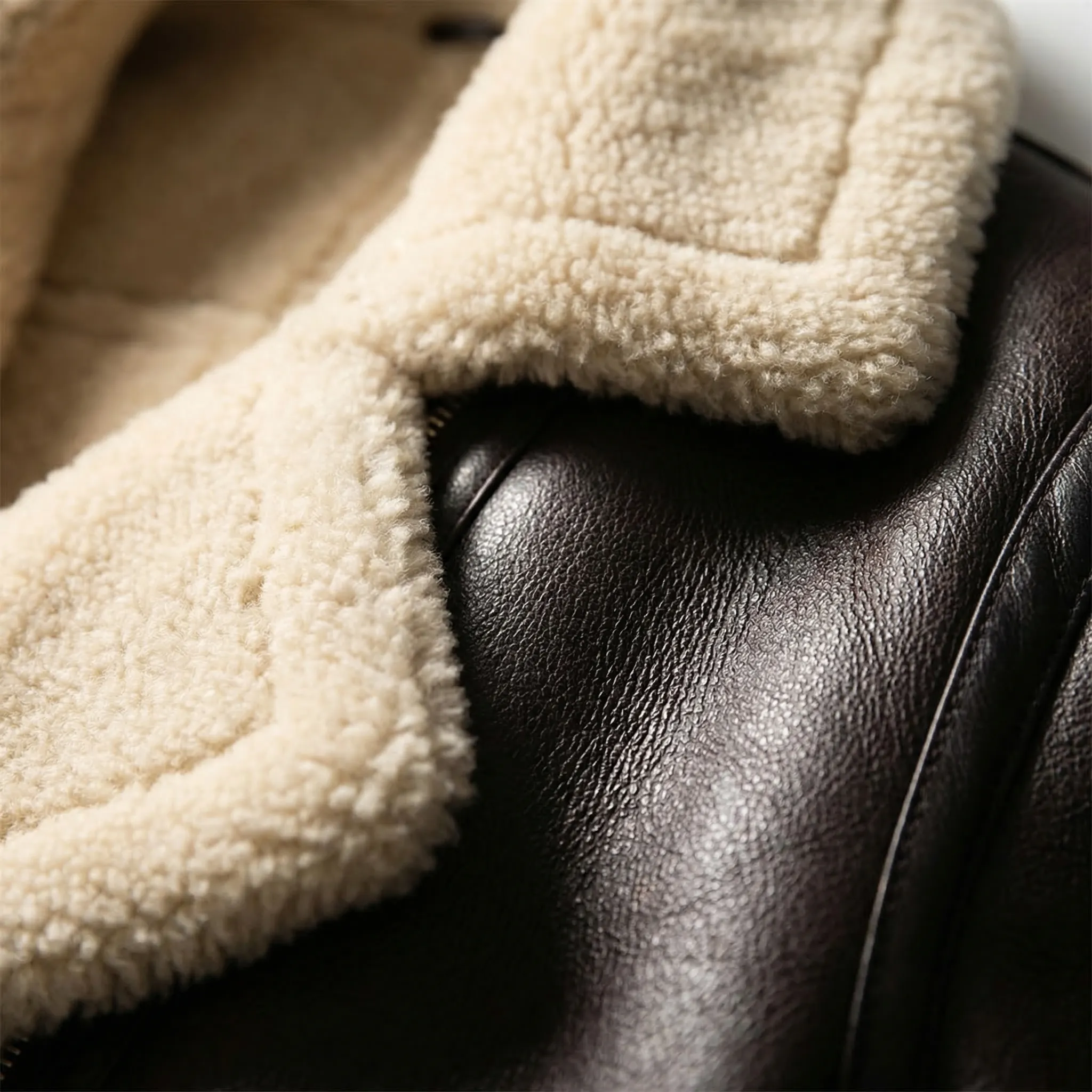 Fleurvik - Oversized aviator-style zip jacket